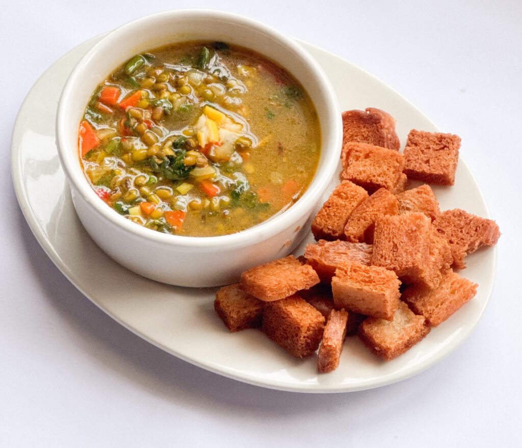 Green lentil soup recipe