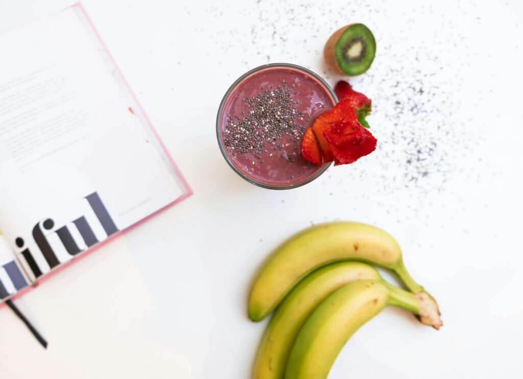 how to make Strawberry Banana Kiwi Smoothie Recipe