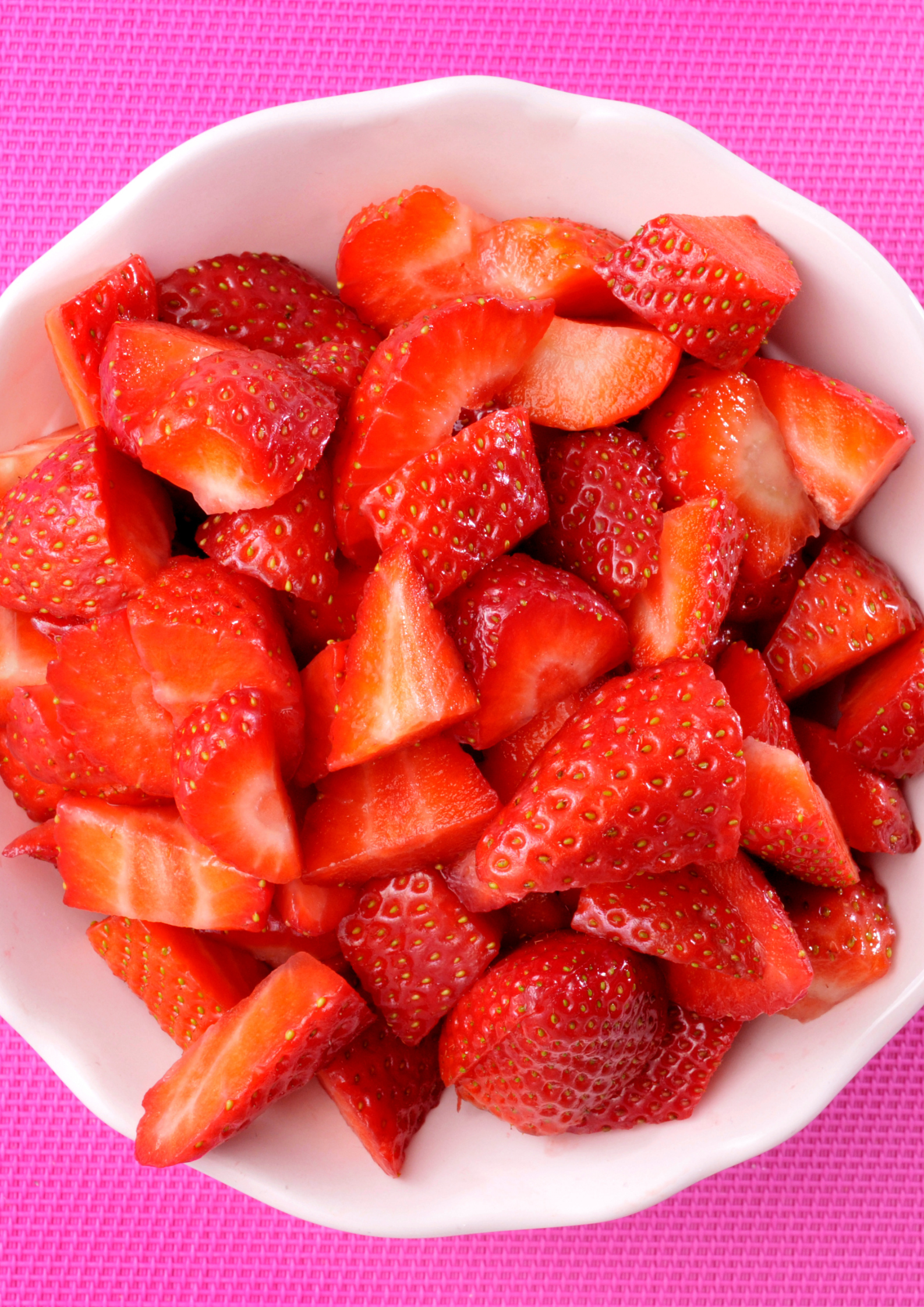 strawberry slices