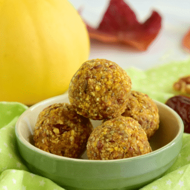 no bake pumpkin peanut butter oat balls