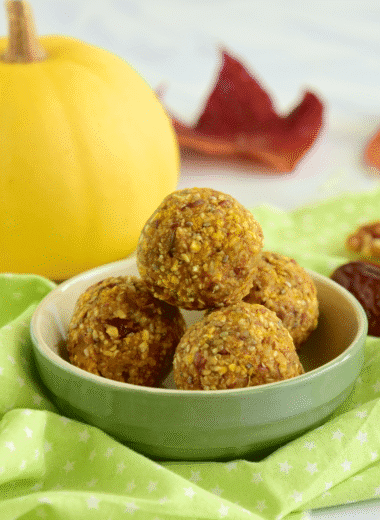 no bake pumpkin peanut butter oat balls