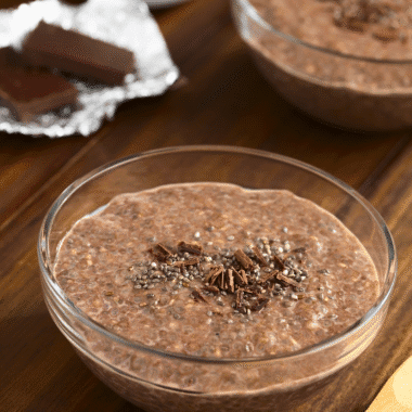 chocolate peanut butter chia pudding