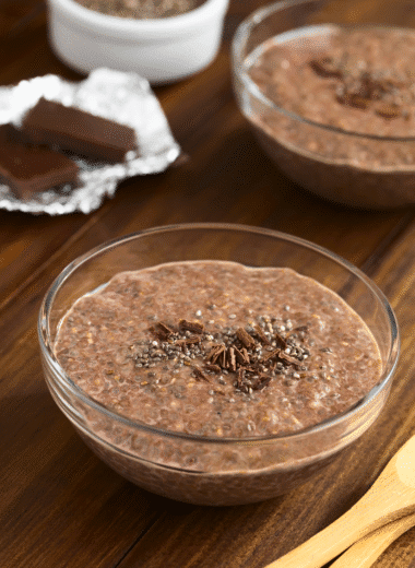 chocolate peanut butter chia pudding