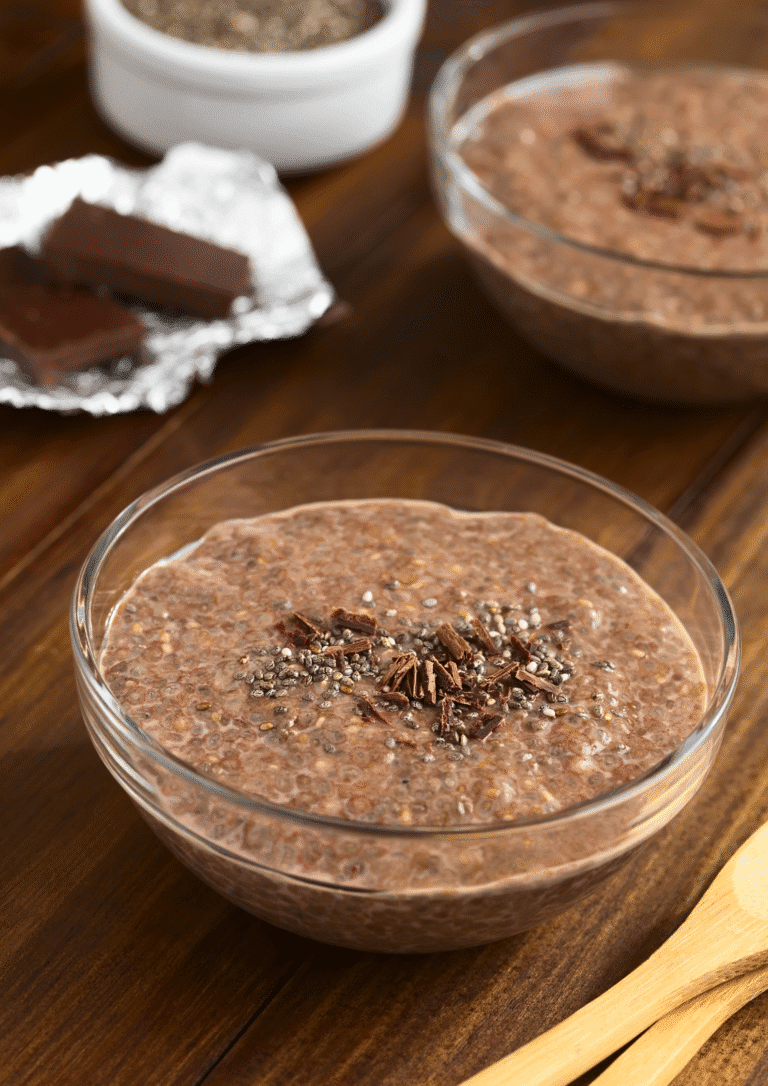 chocolate peanut butter chia pudding