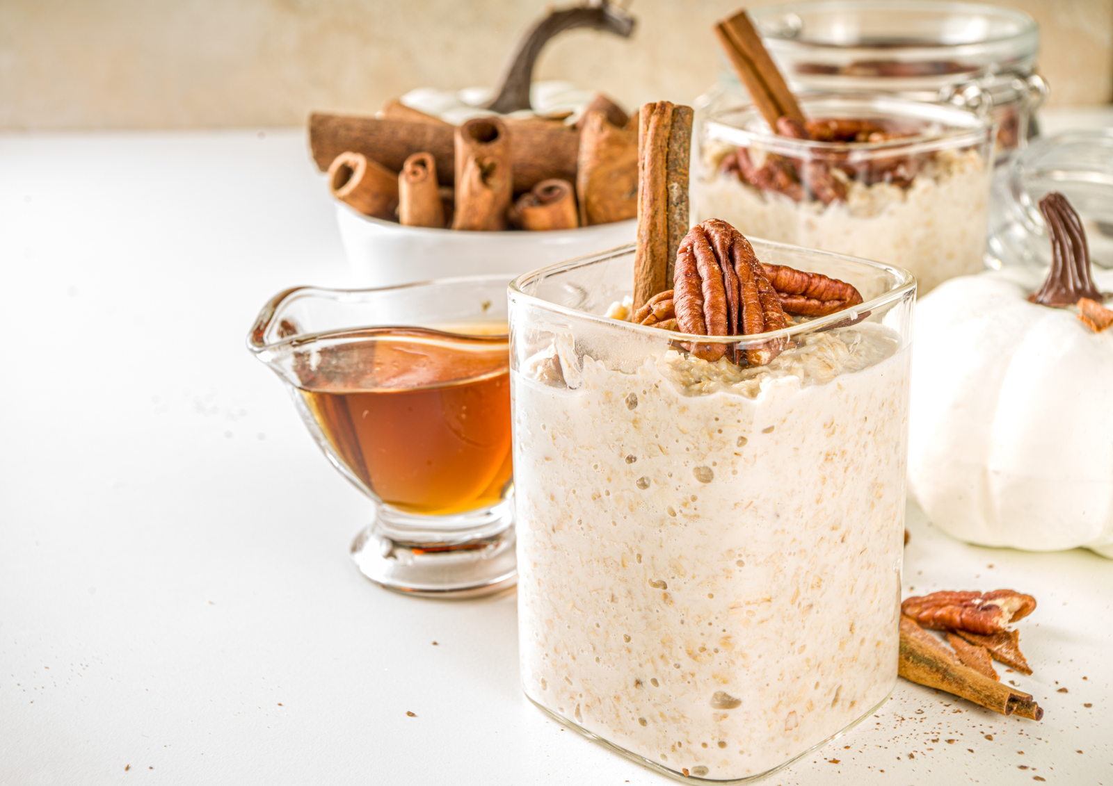 Maple Pecan Overnight Oats