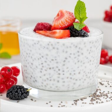 Chia Pudding With Greek Yogurt And Vanilla