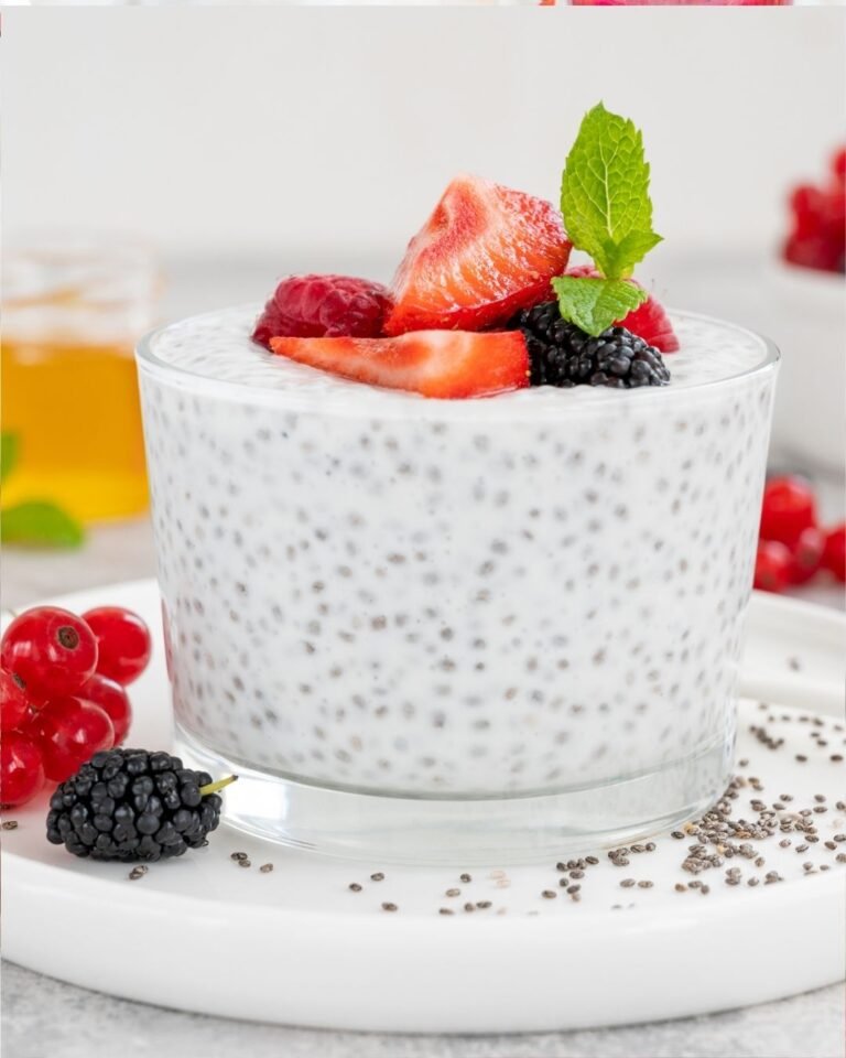 Chia Pudding With Greek Yogurt And Vanilla