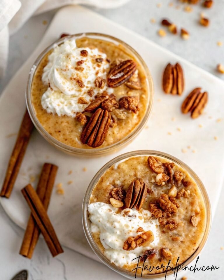Blended Pumpkin Pie Overnight Oats