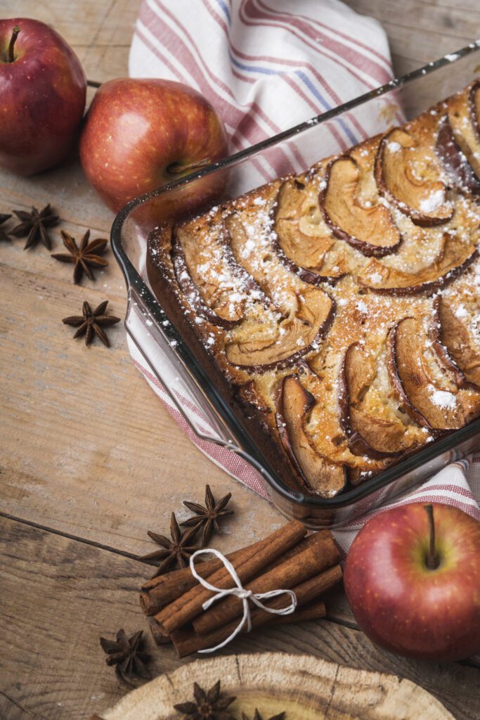apple bread pudding cake recipe