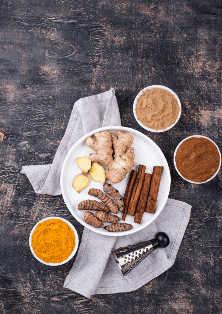  ingredients for turmeric latte