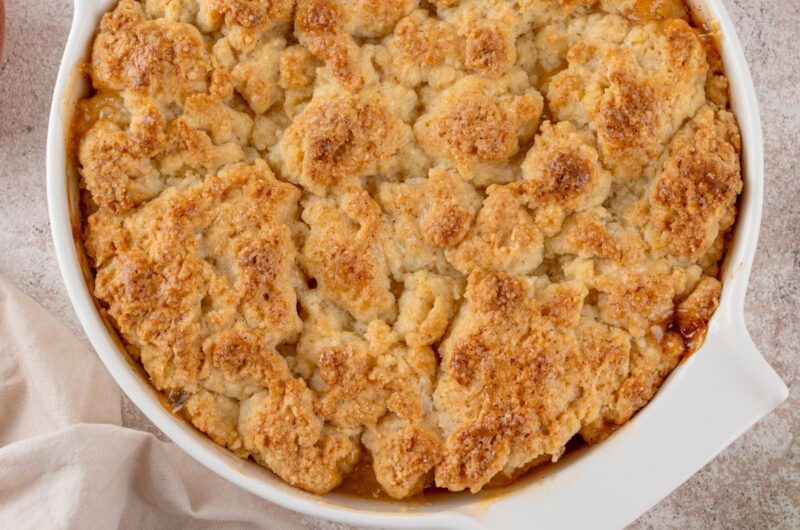 Old-Fashioned Peach Cobbler (Peach Crisp)