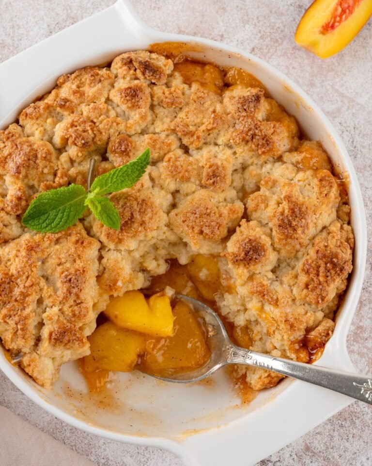 Old-Fashioned Peach Cobbler (Peach Crisp)