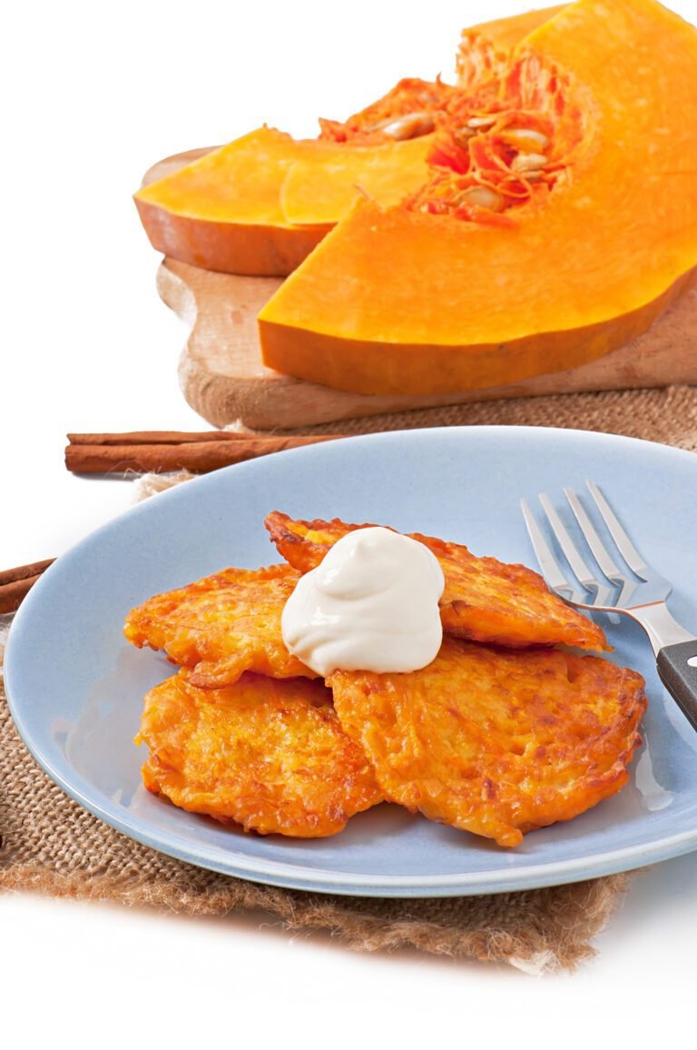 Pumpkin cottage cheese Pancakes with cinnamon