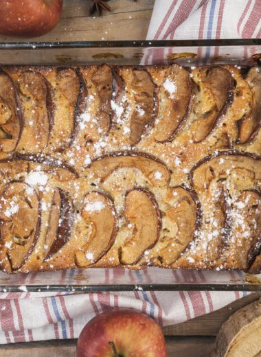English Toffee Apple Bread and Butter Pudding recipe