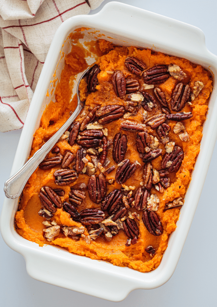 sweet potato casserole with pecans recipe