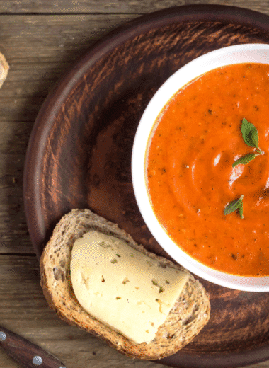 roasted red pepper tomato soup with carrots