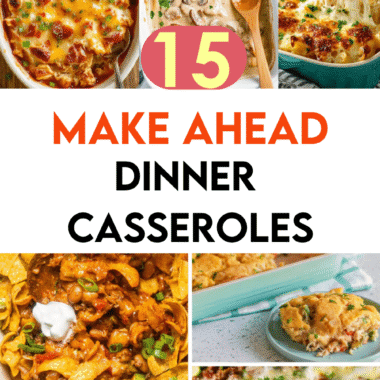 make ahead dinners