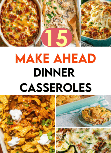 make ahead dinners