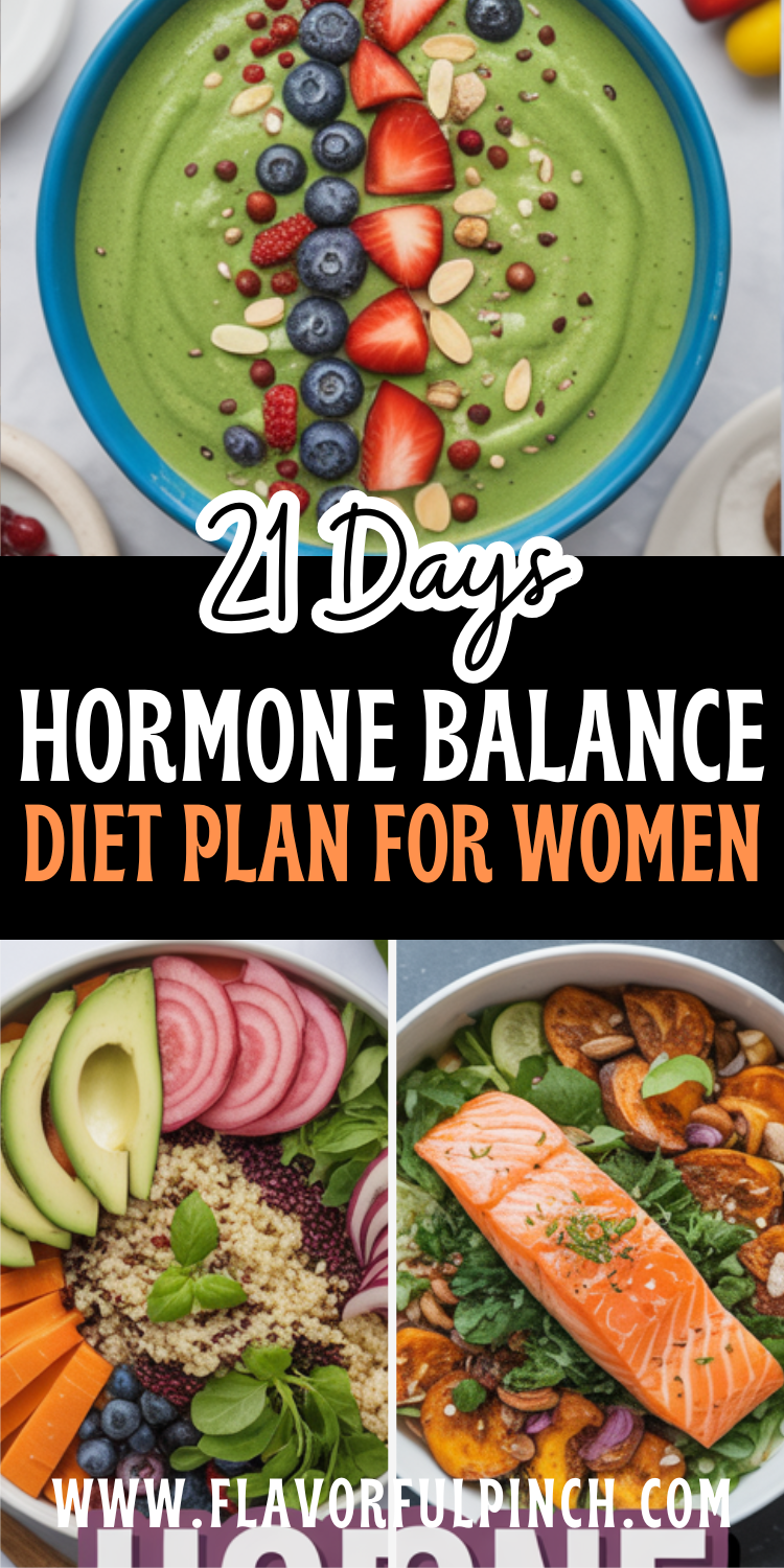 Hormone Balancing Diet (21-Day Hormone Reset Diet)