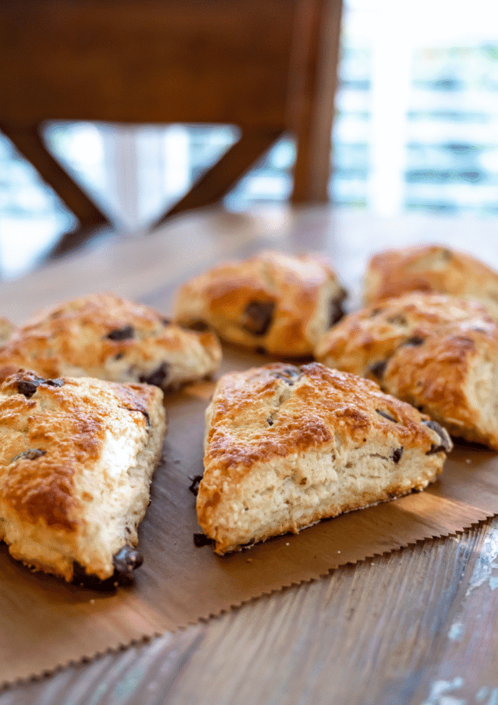 sourdough chocolate chip scones recipe