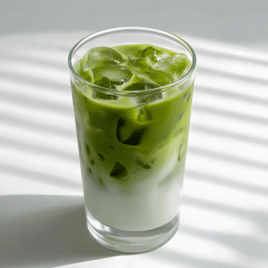 matcha banana protein smoothie