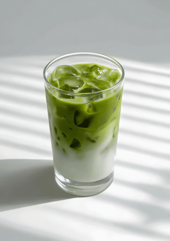 matcha banana protein smoothie