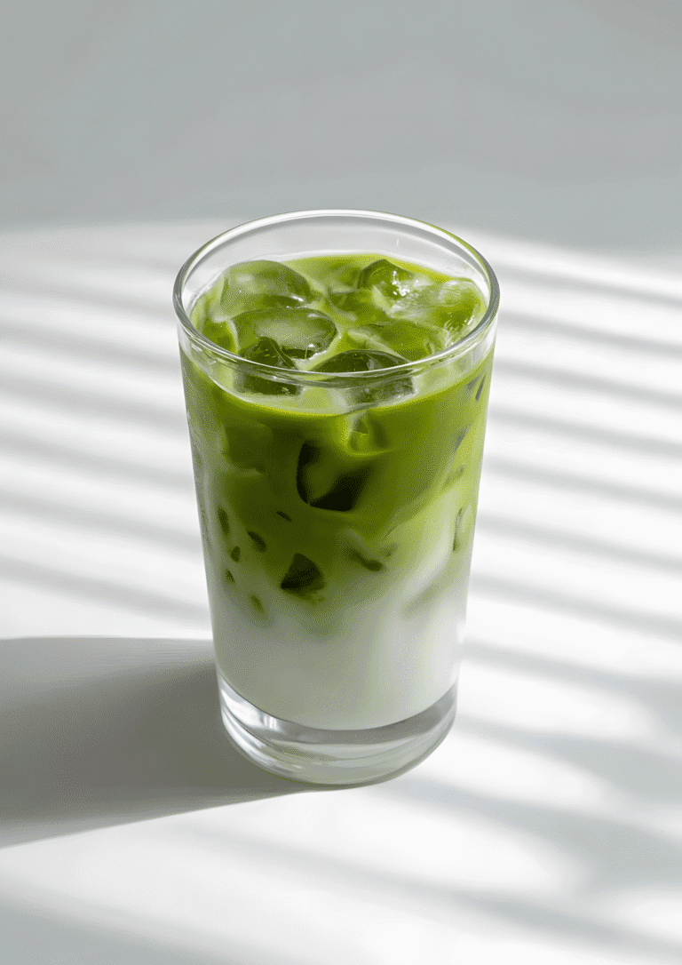 matcha banana protein smoothie