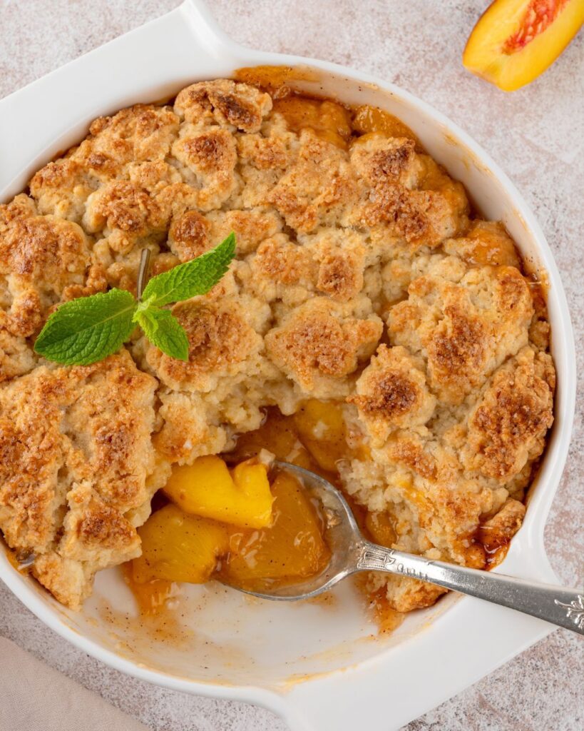 peach cobbler