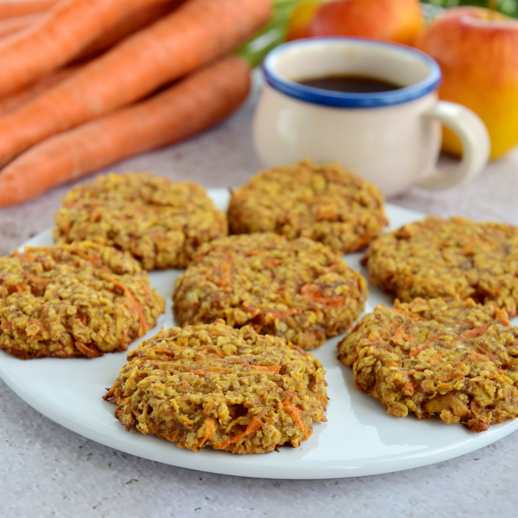 oat apple carrot cookies