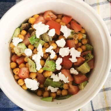 Avocado Chickpea Tomato Salad With Lime