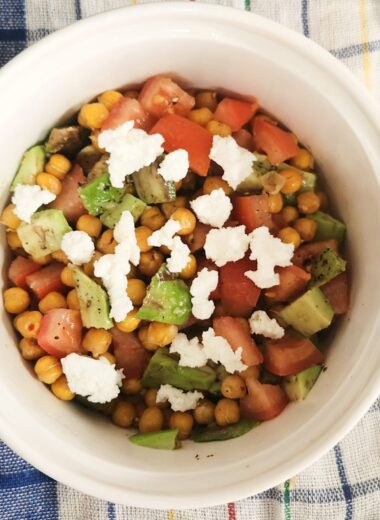 Avocado Chickpea Tomato Salad With Lime