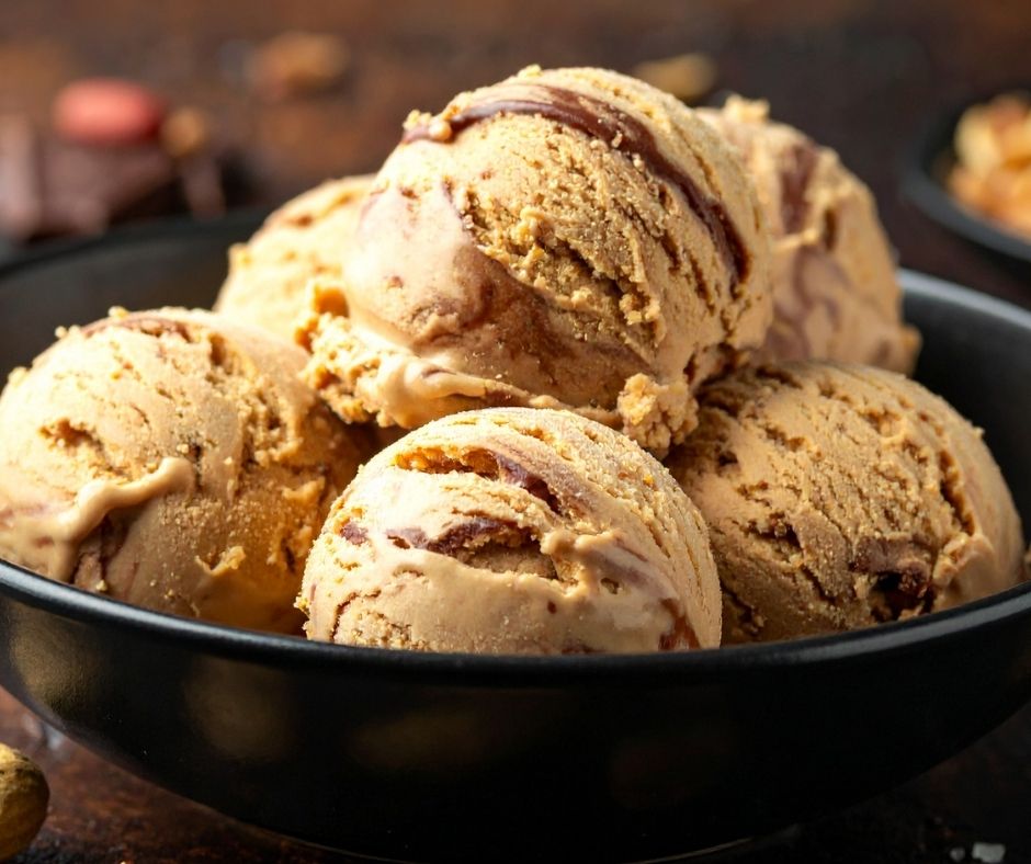 Banana Peanut Butter Frozen Greek Yogurt
