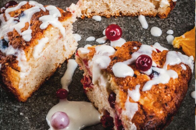 Zesty Cranberry and Orange Scones