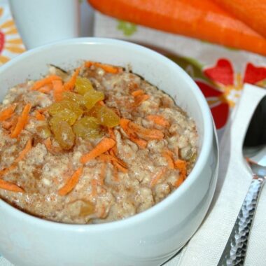 10 minute apple carrot oatmeal