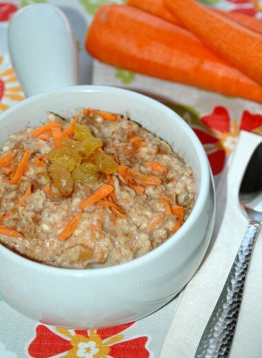 10 minute apple carrot oatmeal