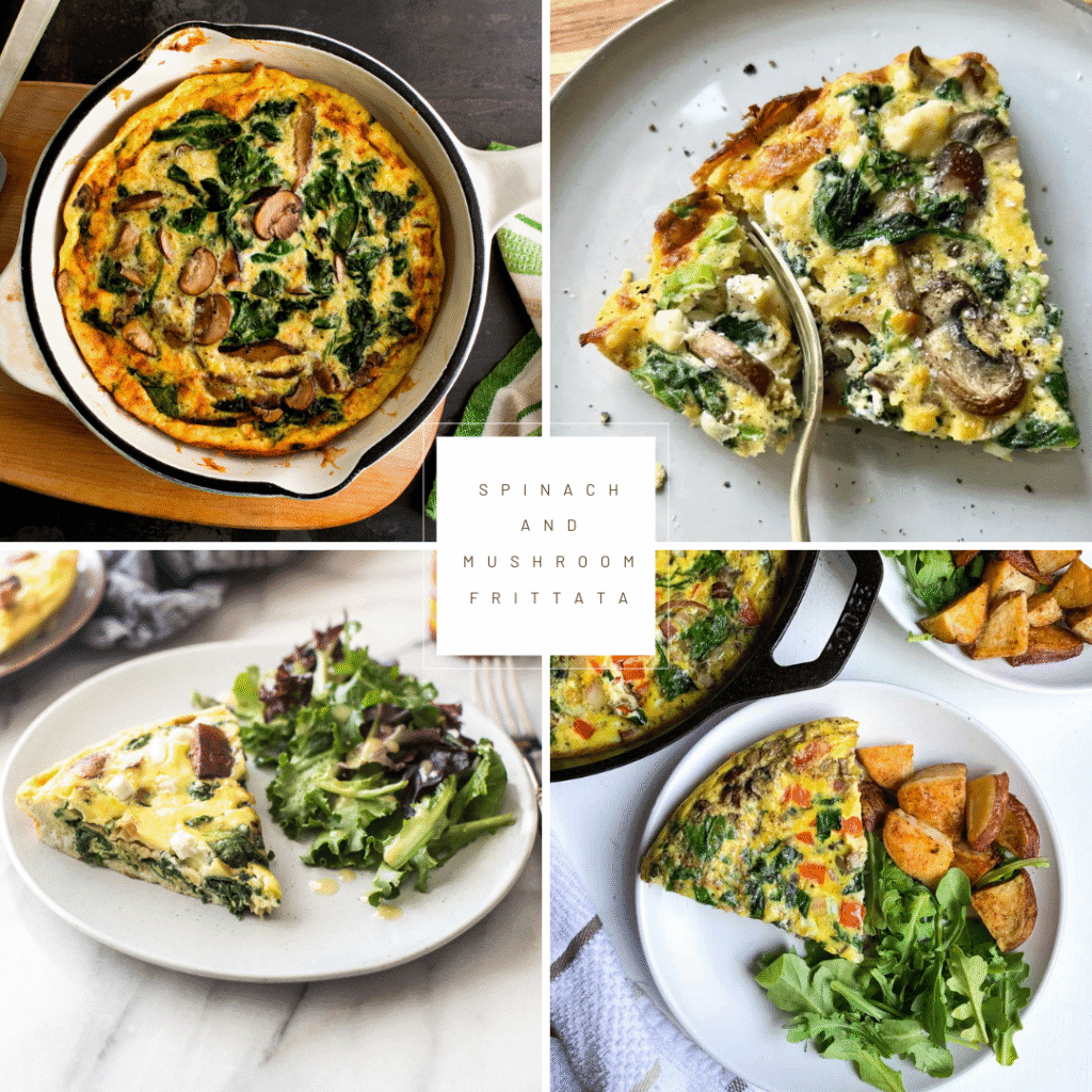 Spinach and Mushroom Frittata