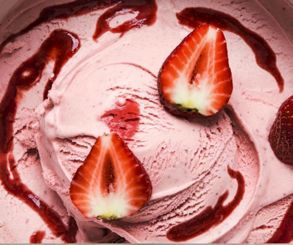 Strawberry Frozen Greek Yogurt