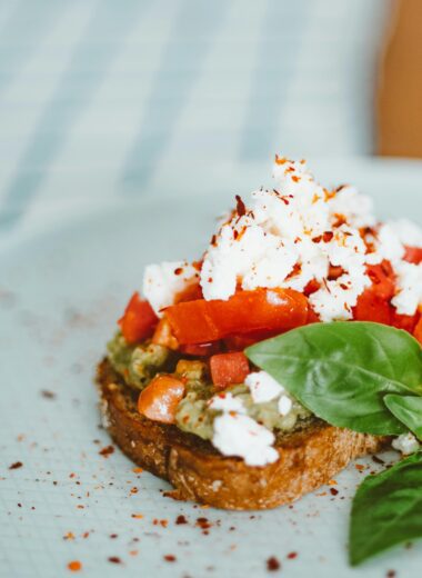 Avocado Toast with Feta and Cherry Tomatoes
