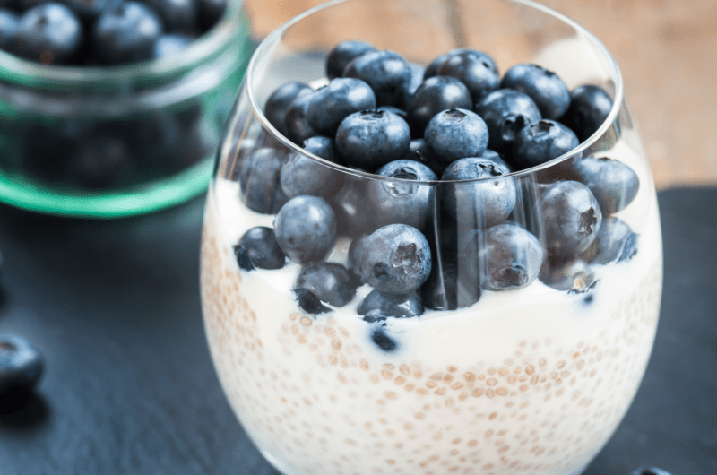 Vanilla Chia Pudding With Cottage Cheese