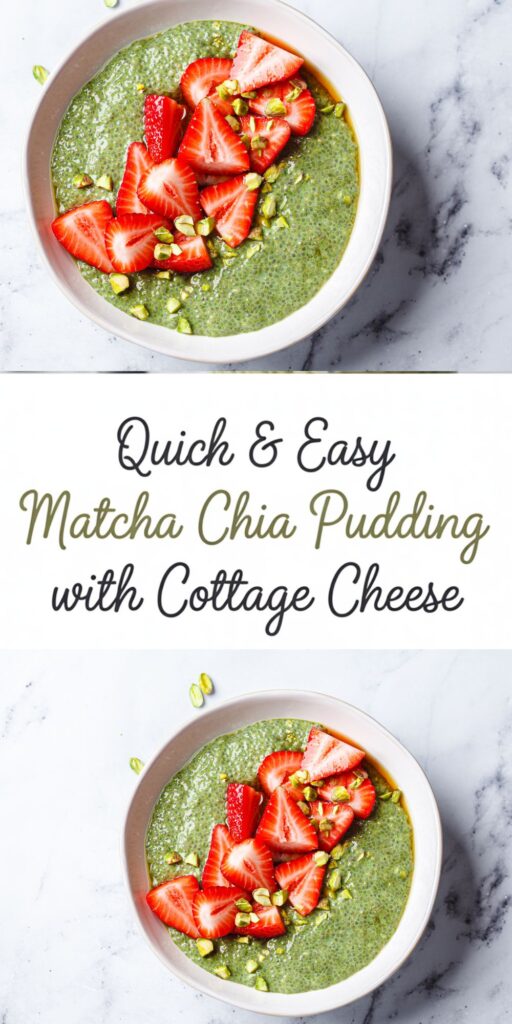  Matcha Chia Pudding