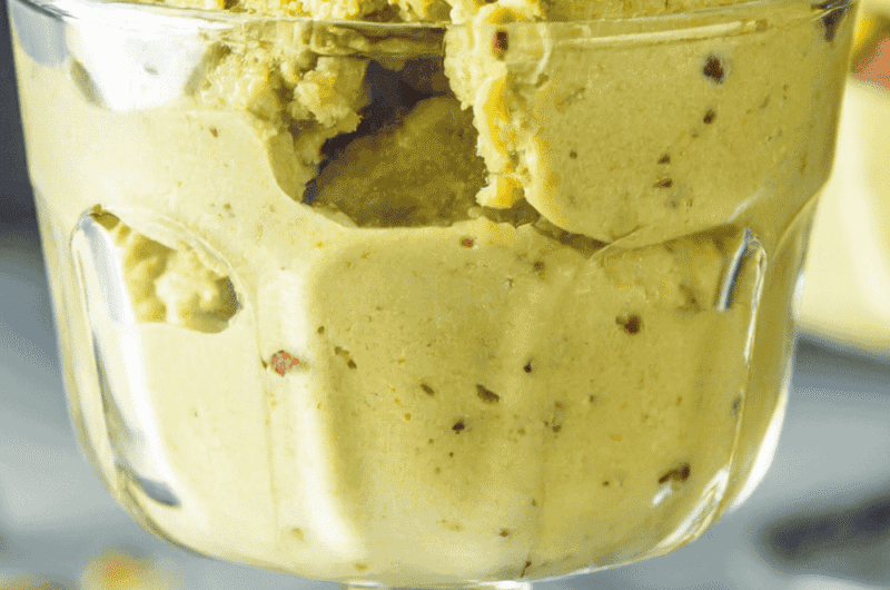 High Protein 3-Ingredient Pistachio Ice Cream