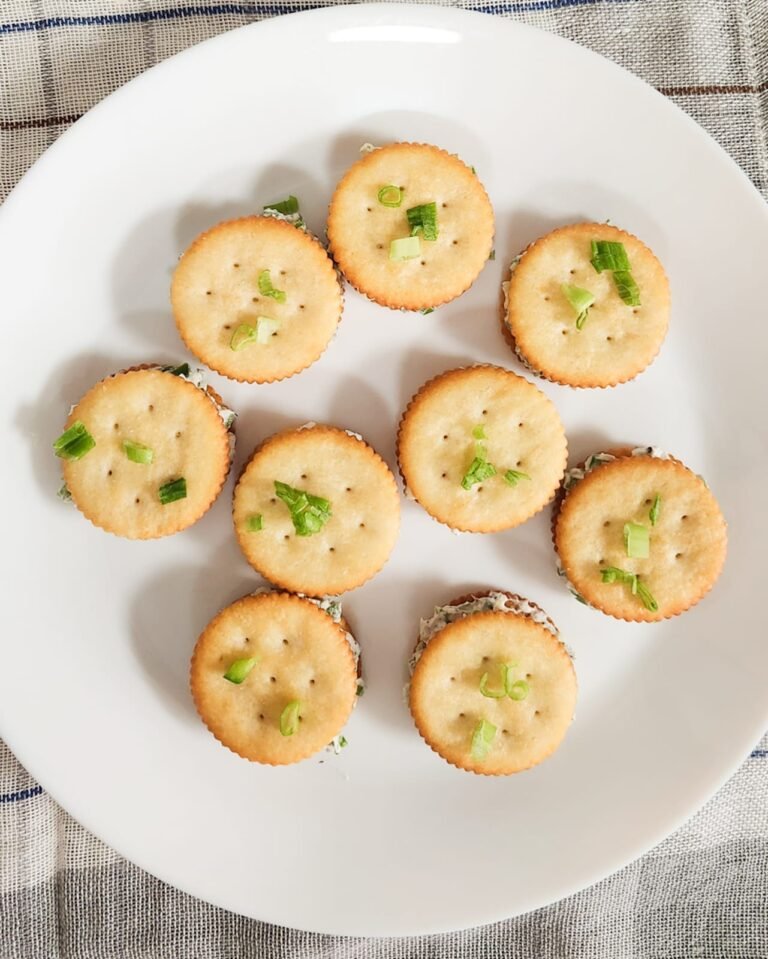 Creamy Herb Ritz Cracker Party Sandwiches