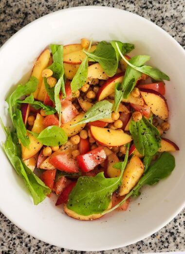 peach salad