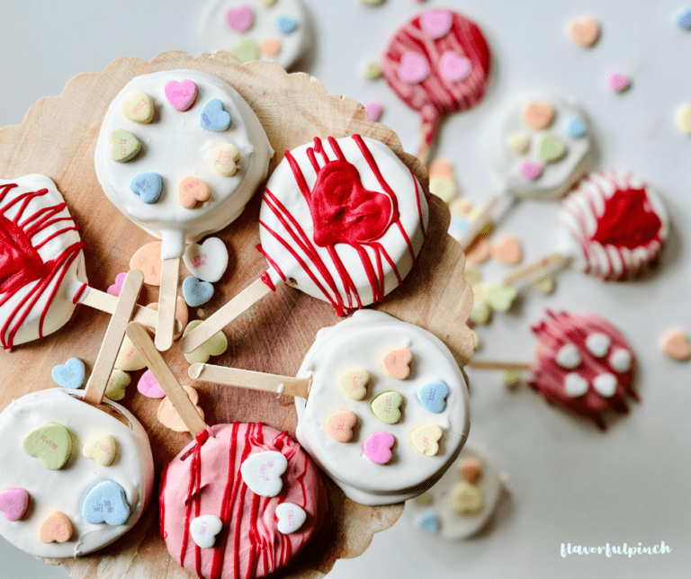Valentines Day Chocolate Covered Apple Pops