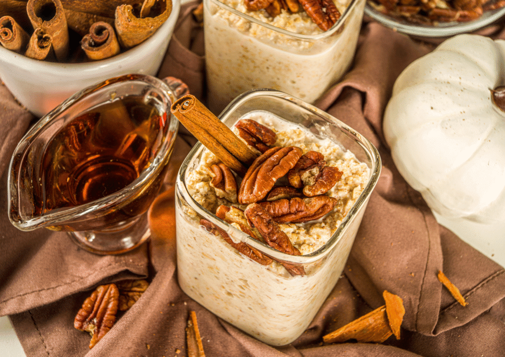 Maple Pecan Overnight Oats