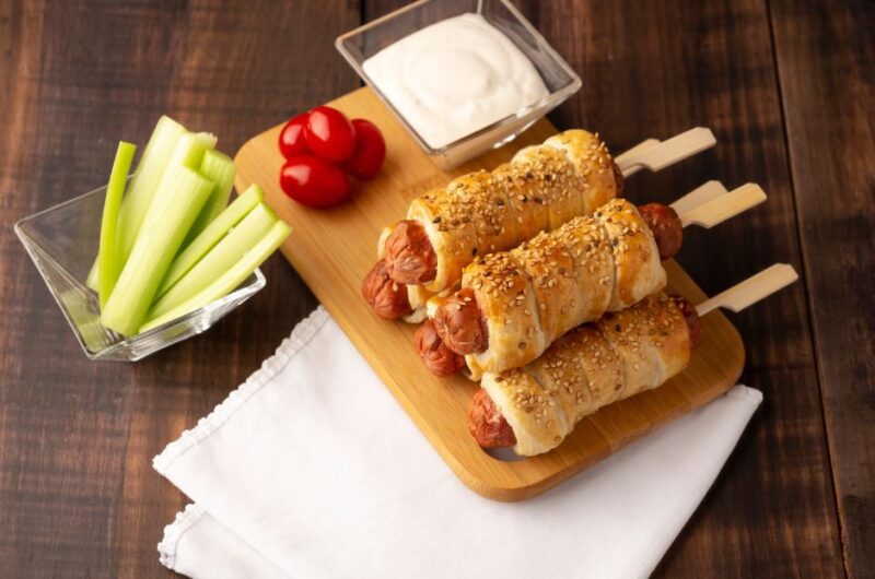 Pretzel Wrapped Hotdogs