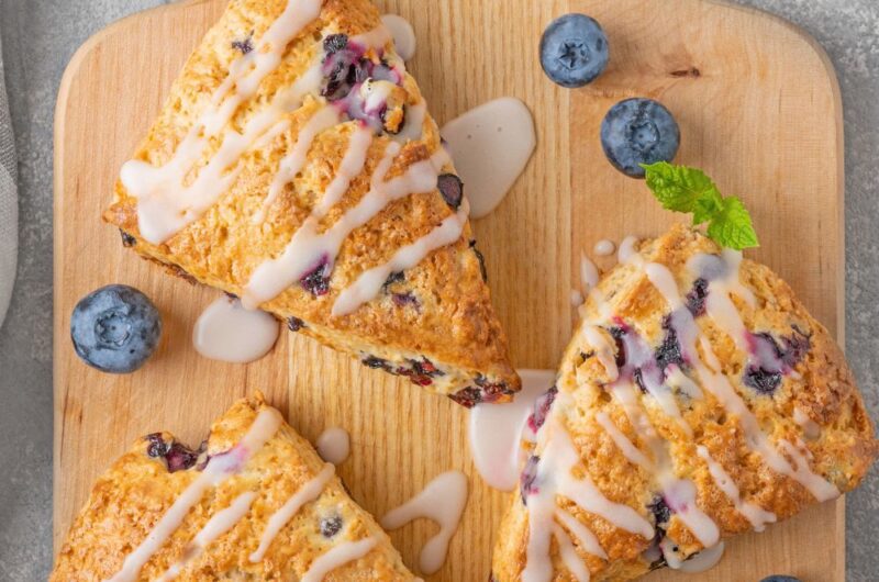 Sourdough Blueberry Scones