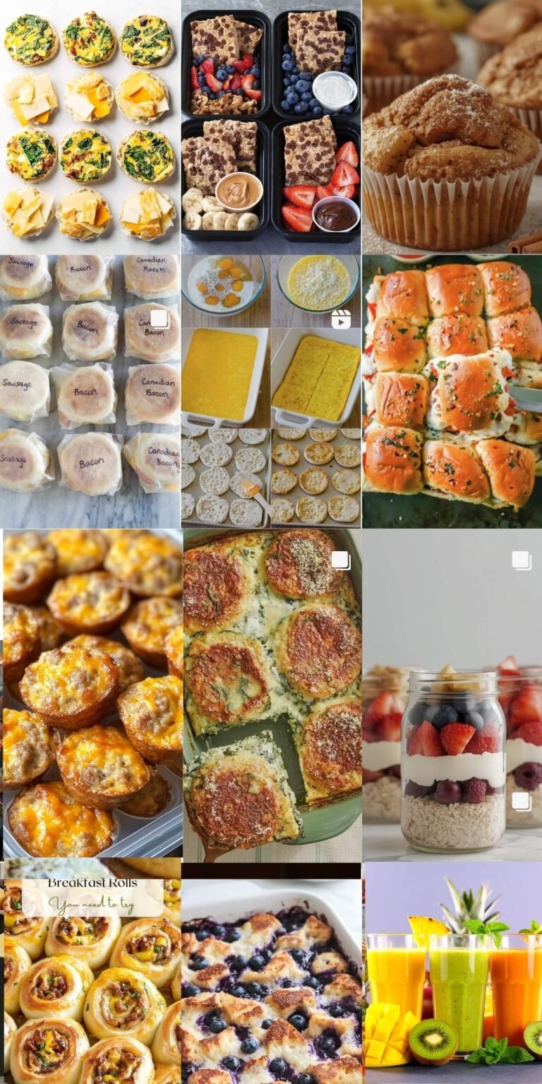 25 Easy Make-Ahead Breakfasts for Busy Mornings (Simple Breakfast Meal Prep Ideas)