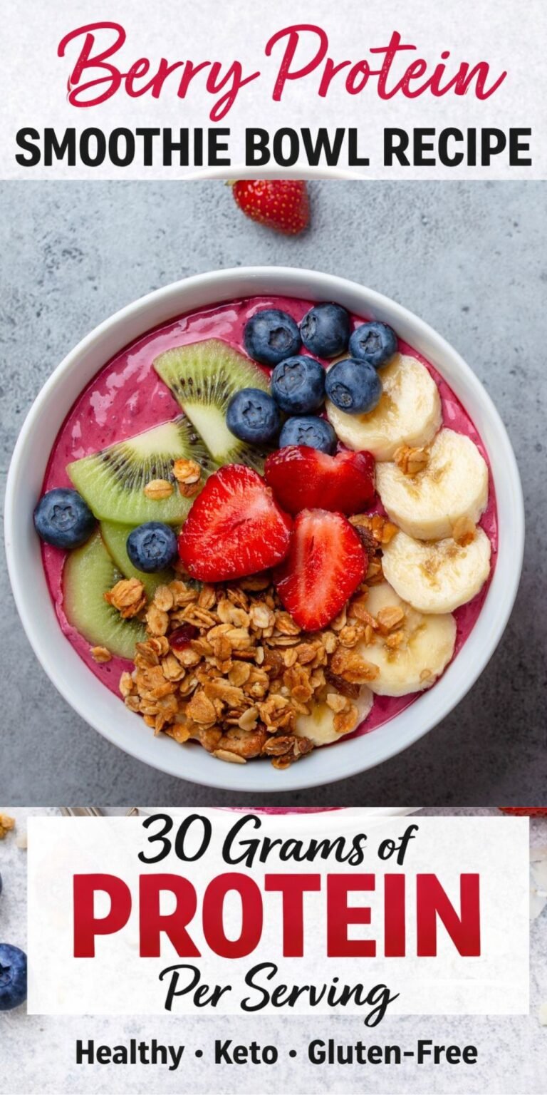 12 HIGH PROTEIN SMOOTHIE BOWLS THAT ACTUALLY KEEP YOU FULL ALL MORNING