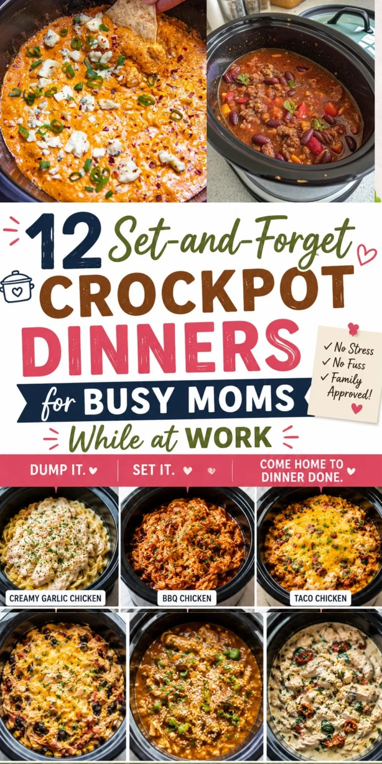 30 Crockpot Dinners for Busy Moms While at Work